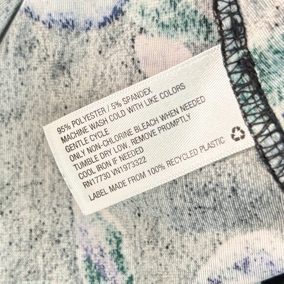 Velvet Floral Print Whimsygoth Fairy Long Sleeve Mini Dress Womens XS Wild Fable - Picture 6 of 8